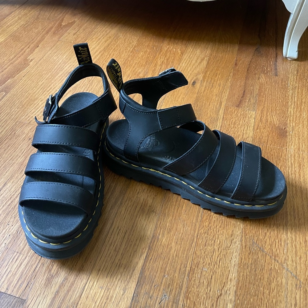 Dr. Martens Black Blair Sandal